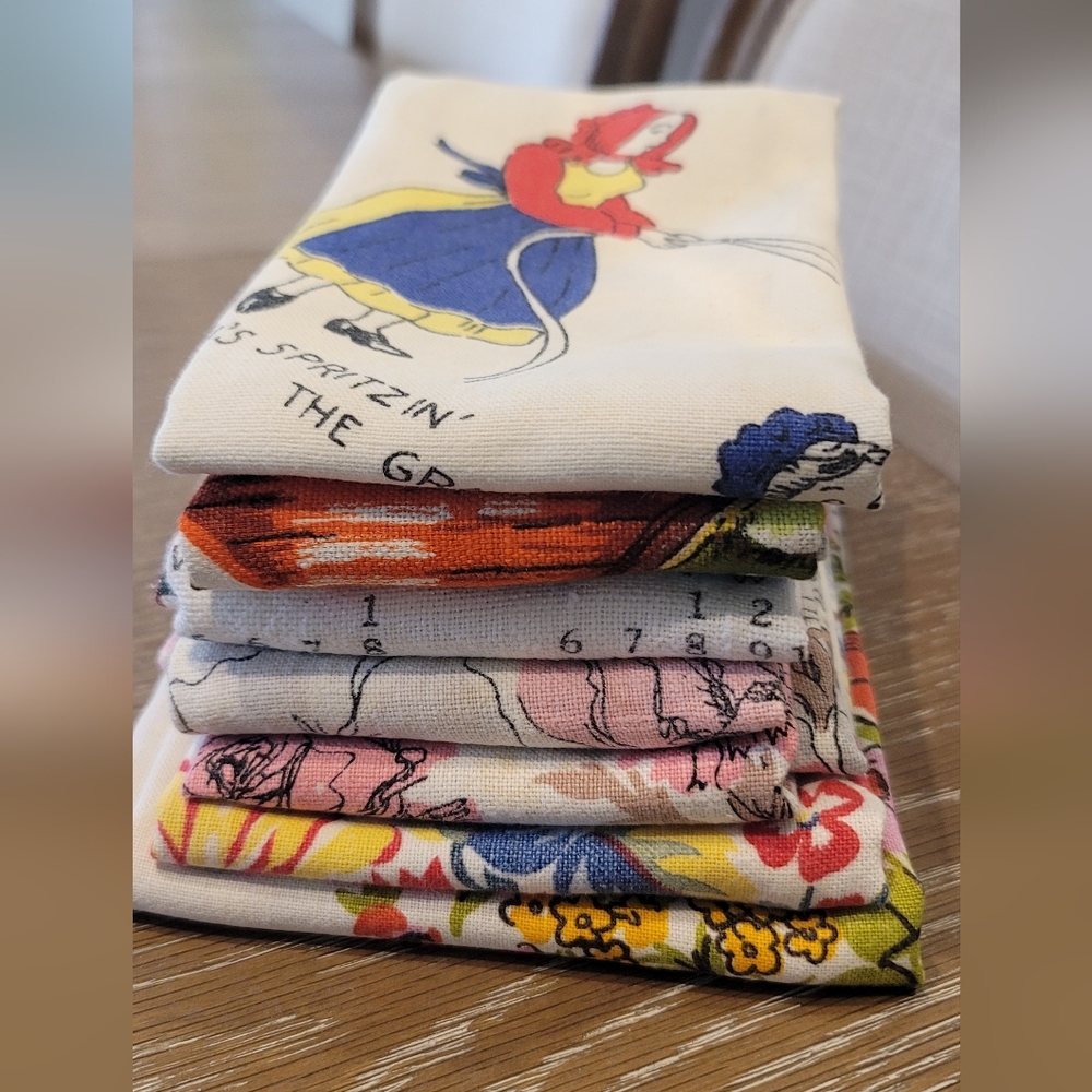 Vintage Tea Towels (7)